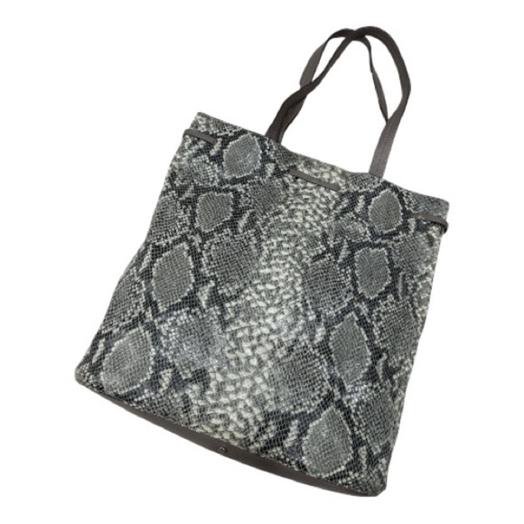 Banana Republic Gray Snake Print Tote - Picture 9 of 9